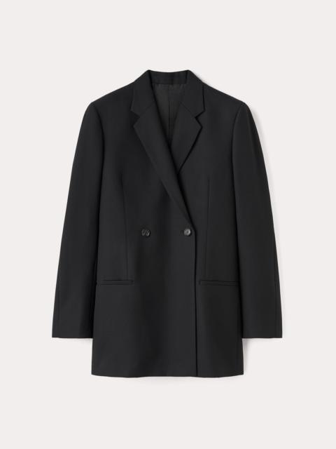 Double-breasted blazer black