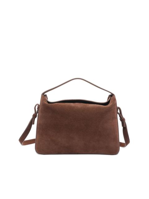 AESTHER EKME top-handle suede-leather shoulder bag