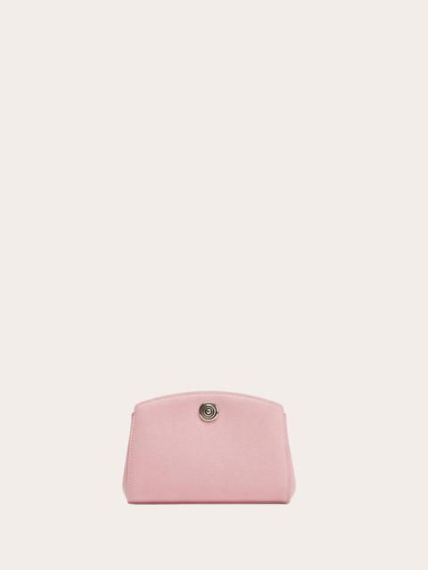 Liffner PUSHLOCK CLUTCH PINK LIZARD