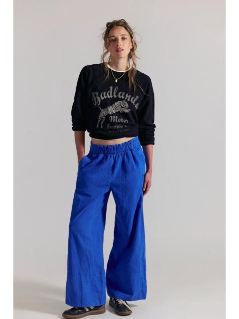 FREE PEOPLE Day's End Linen Pull-On Pants