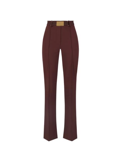 ELISABETTA FRANCHI buckle-detail trousers