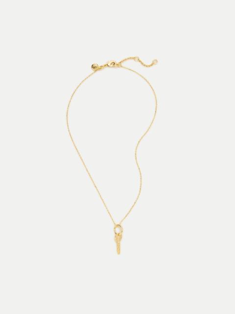 J.CREW Pavé key pendant necklace