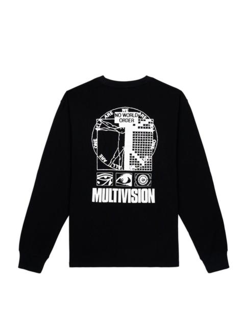 BRAIN DEAD Multi Vision Long Sleeve Shirt - Black