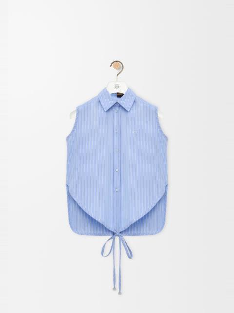 Loewe Sleeveless shirt in cotton