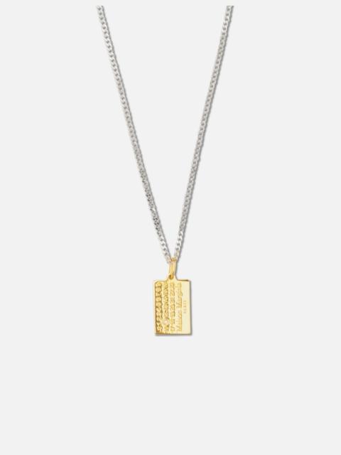 Maison Margiela NUMERIC DIAMOND PENDANT NECKLACE