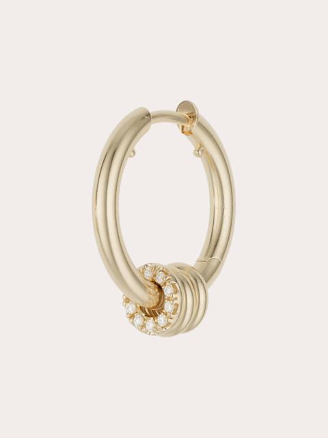 Diamond & 18k Gold Nevine Max Pavé Hoop Earrings