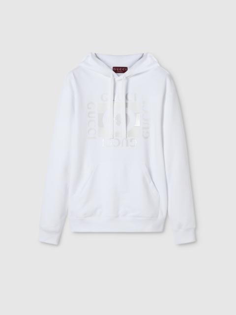 GUCCI Cotton jersey sweatshirt with print