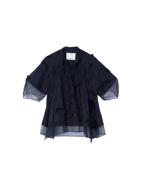 3.1 Phillip Lim embroidered ruffled blouse