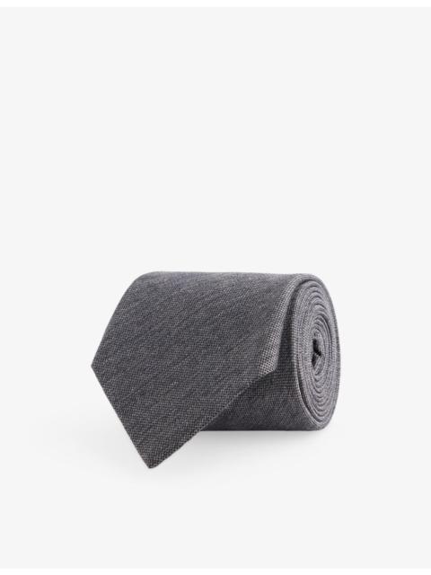 Paul Smith Textured Silk and Wool Tie