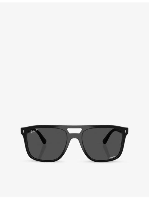 Ray-Ban RB2213CH Square-Frame Propionate Sunglasses