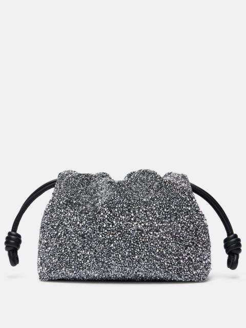 Loewe Flamenco Mini beaded clutch