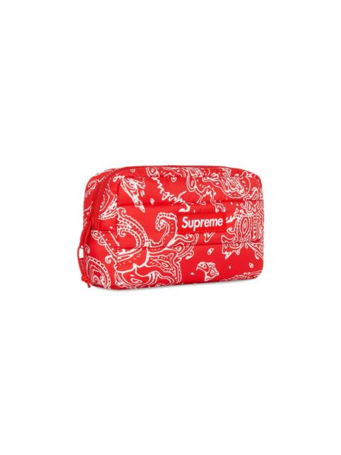 Supreme Supreme Puffer Pouch 'Red Paisley'