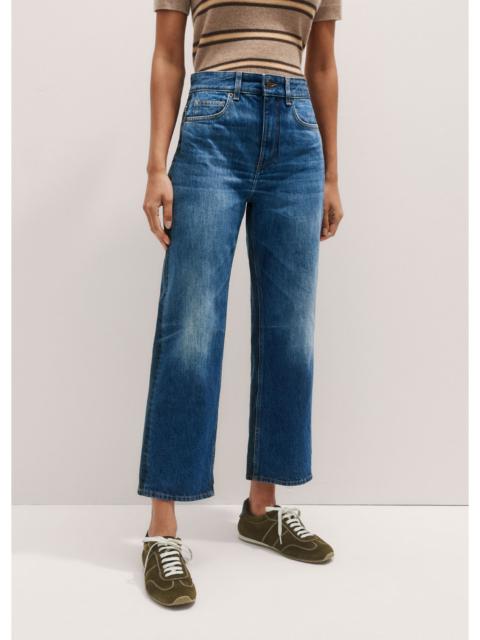 ME+EM Two-Tone Crop Jean