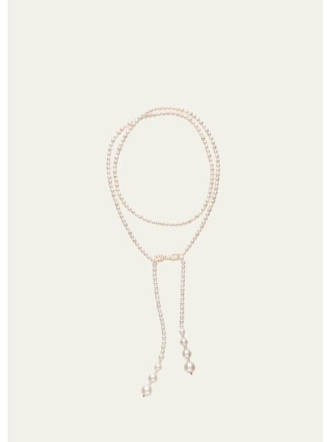 SHASHI Pearl Wrap Necklace