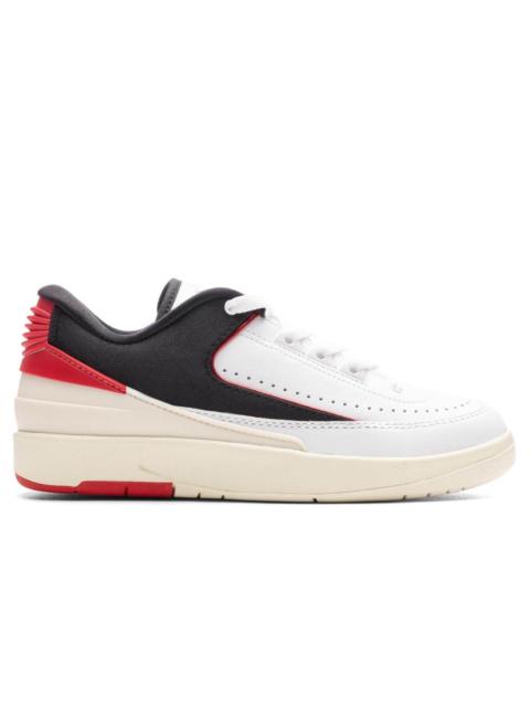 Jordan WOMEN'S AIR JORDAN 2 RETRO LOW - WHITE/UNIVERSITY RED/COCONUT MILK