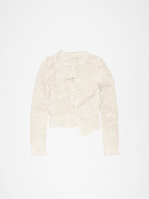 Acne Studios Cardigan asymmetric button-up - Off white