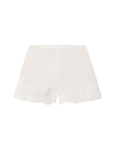 A.L.C. Pipa Satin and Lace Short