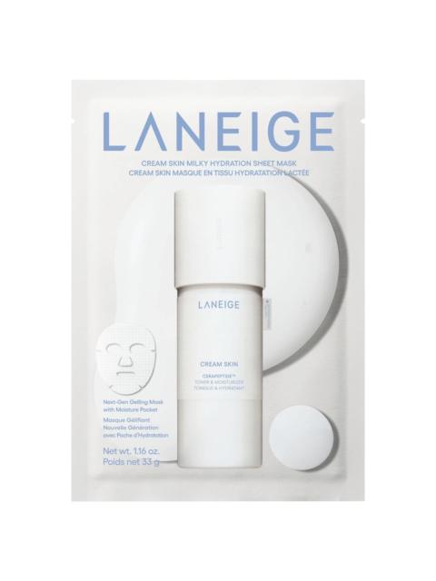 Laneige Cream Skin Milky Hydration Sheet Mask with Ceramides & Peptides