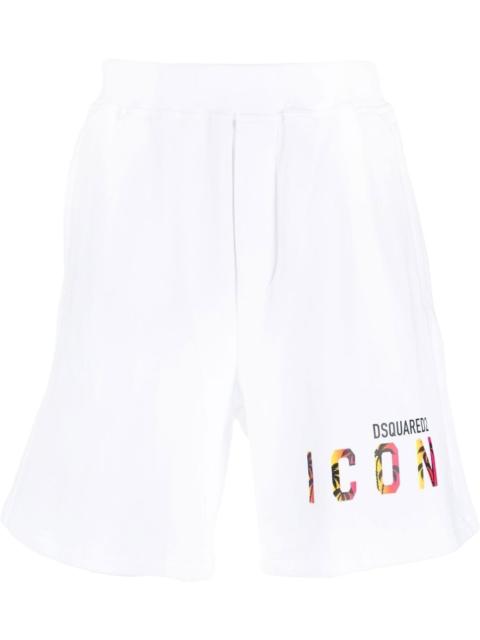 DSQUARED2 cotton logo-print shorts