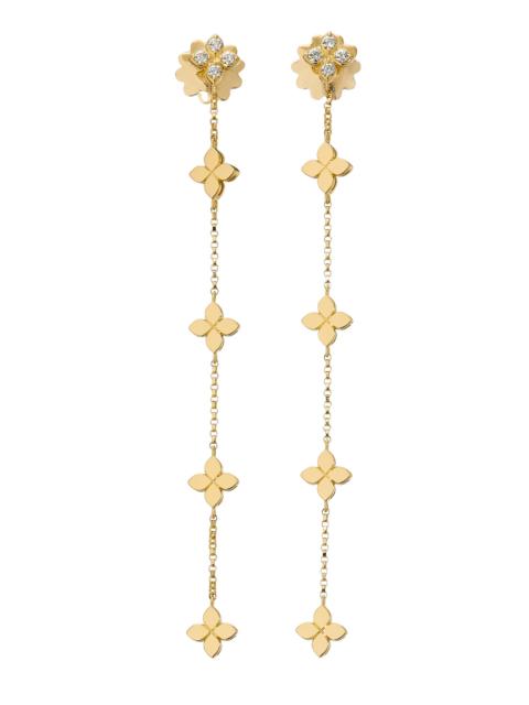 ROBERTO COIN Women's Love In Verona 18K Yellow Gold & 0.19 TCW Diamond Chain Earrings - Yellow Gold
