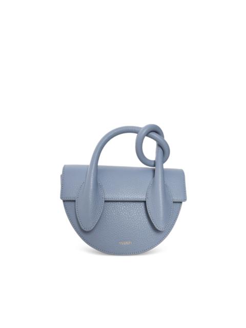 ★YUZEFI★ Mini Pretzel Tote Bag Off White YUZCOHBMPRZ11 YUZ Yuzefi Mini pretzel leather tote - White - Women | YUZCOHBPRZ11