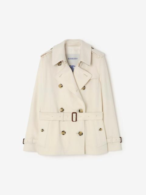 Burberry Cashmere Kensington Trench Jacket