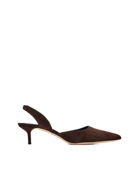 STAUD 55mm Sebastian slingback-strap pumps