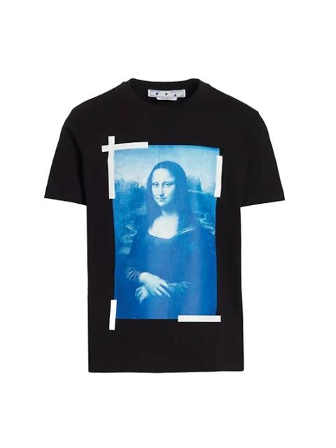 Off-White Mona Lisa Short Sleeve Slim-fit T-shirt Black