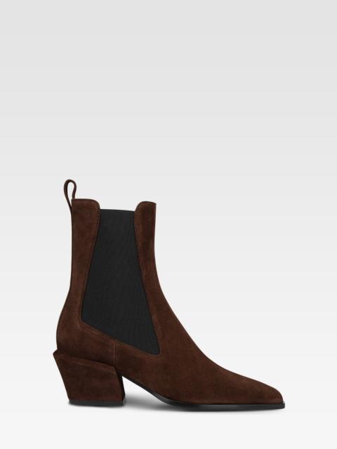 PARIS TEXAS pointed-toe 블록 힐 부츠