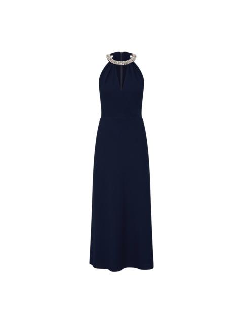 REBECCA VALLANCE Gimlet Halter Midi Dress