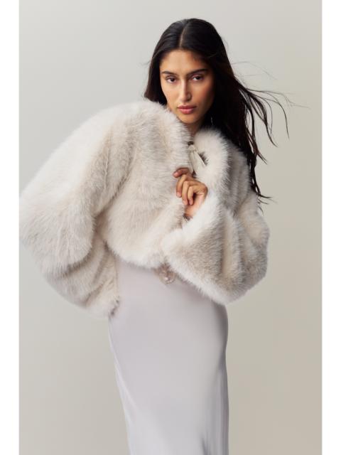 GUIZIO ALYANA FAUX FUR JACKET