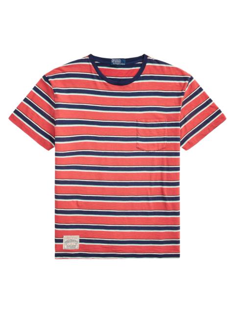 Polo Ralph Lauren Men's Striped Cotton Gauze Jersey T-Shirt - Red Multi