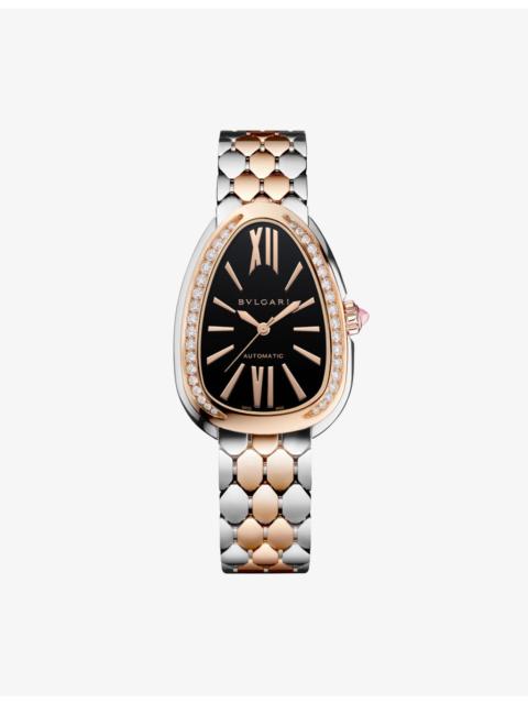 BVLGARI Serpenti Seduttori 18ct Gold, Stainless-Steel Diamond Automatic Watch