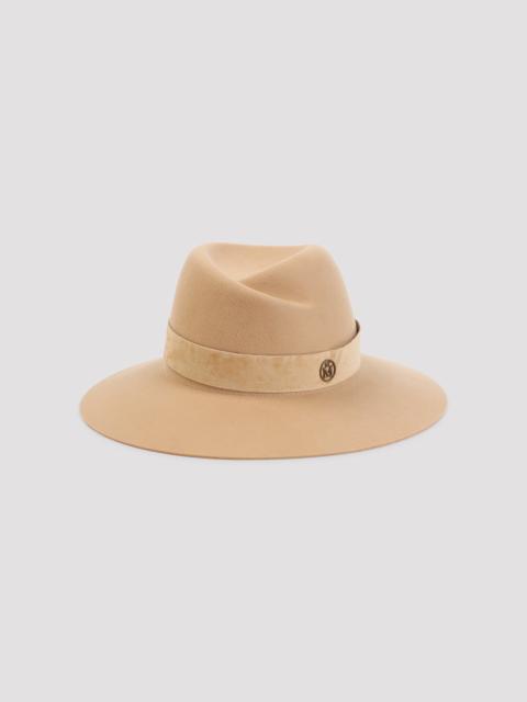MAISON MICHEL Maison Michel Virginie Suede Hat