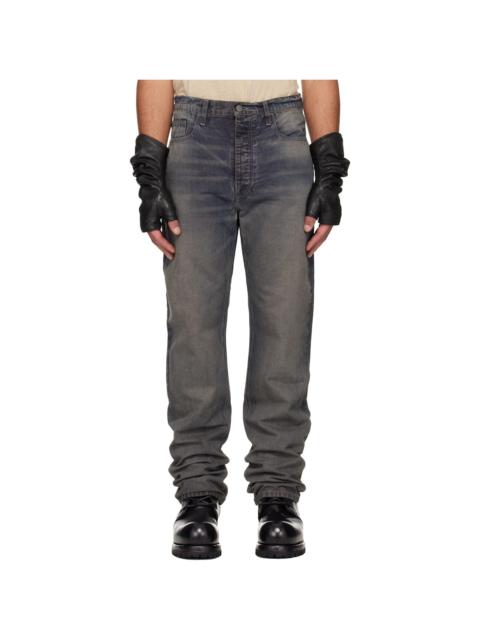 AlLEXANDER DIGENOVA Navy Classic Straight Leg Jeans