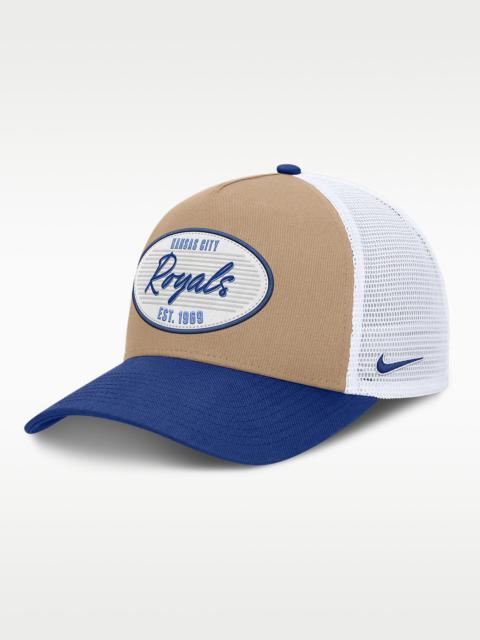 Nike Kansas City Royals Rise Men's Nike MLB A-Frame Trucker Adjustable Hat
