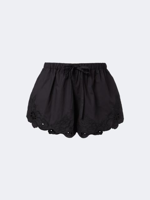 SIR. Klara emboirdered cotton shorts