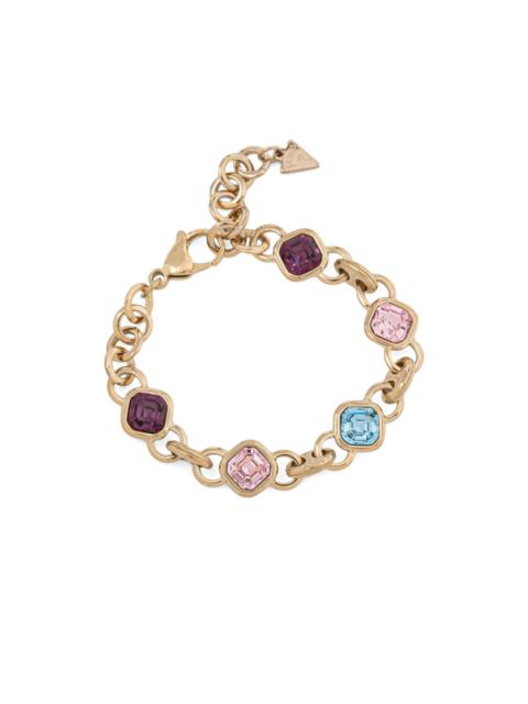 GUESS USA Mamounia square-charm bracelet