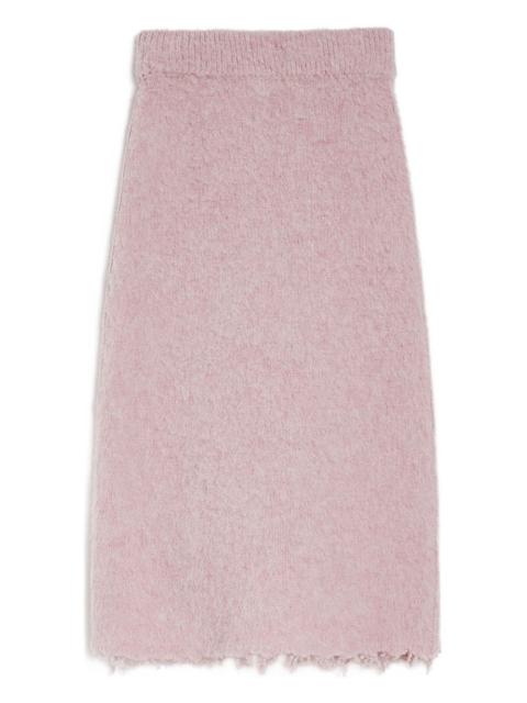 Jil Sander wool knitted midi skirt
