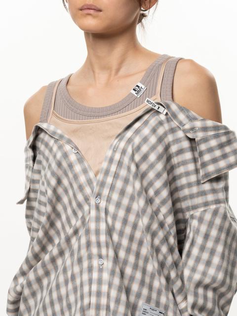 Maison MIHARAYASUHIRO Triple Layered Check Shirt