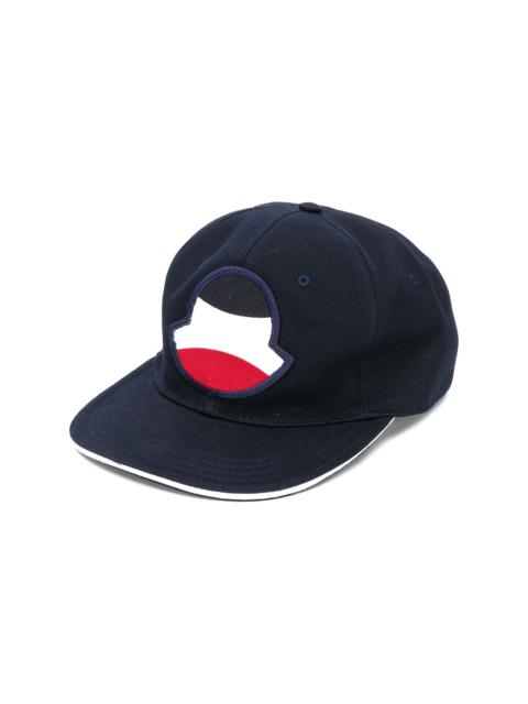 Moncler logo patch cap