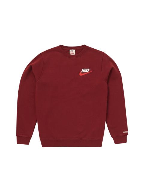 Supreme Supreme Nike Crewneck Burgundy