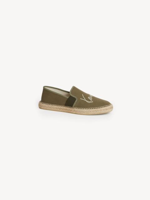 KENZO 'KENZO Signature' espadrilles in canvas