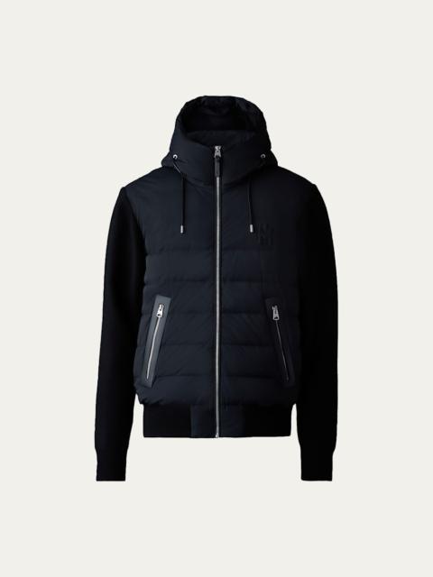 MACKAGE Men's Andrew-Z Mixed Media Light Down Jacket