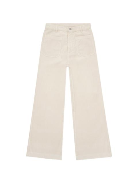 FORTELA corduroy flared trousers