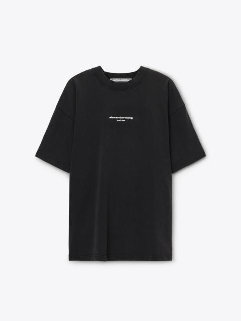 Alexander Wang LOGO PRINT SHORT SLEEVE TEE