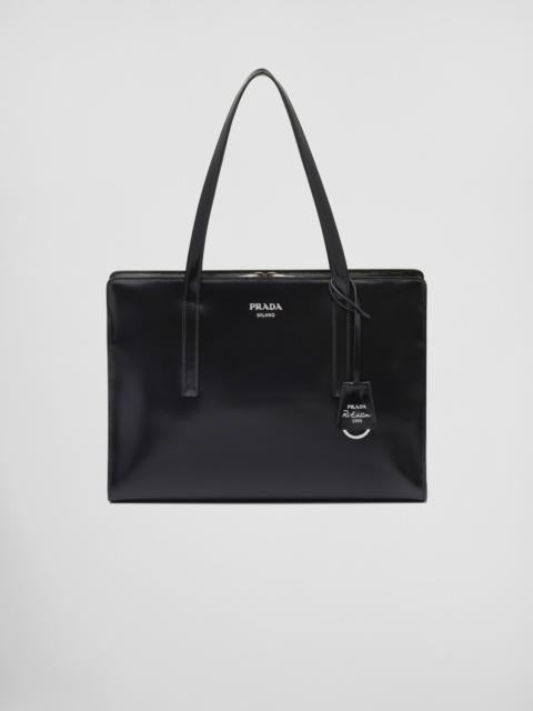 Prada Prada Re-Edition 1995 brushed-leather medium handbag