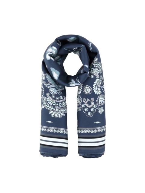 FENDI floral paisley silk scarf