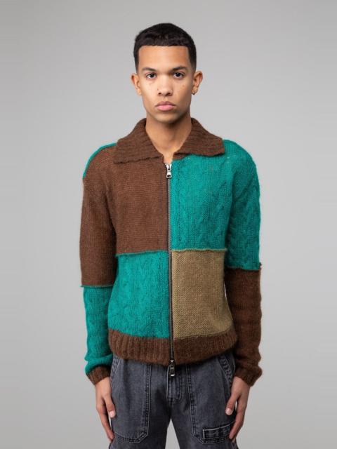 Andersson Bell $410 NWT Andersson Bell Mateira Patchwork Cardigan