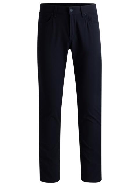 BOSS DELAWARE SLIM-FIT JEANS IN WOVEN STRETCH MATERIAL